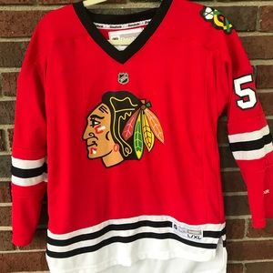 Authentic Reebok Blackhawks Jersey